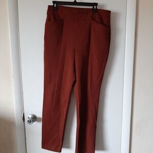 2 chicos so slimming pants, burn orange